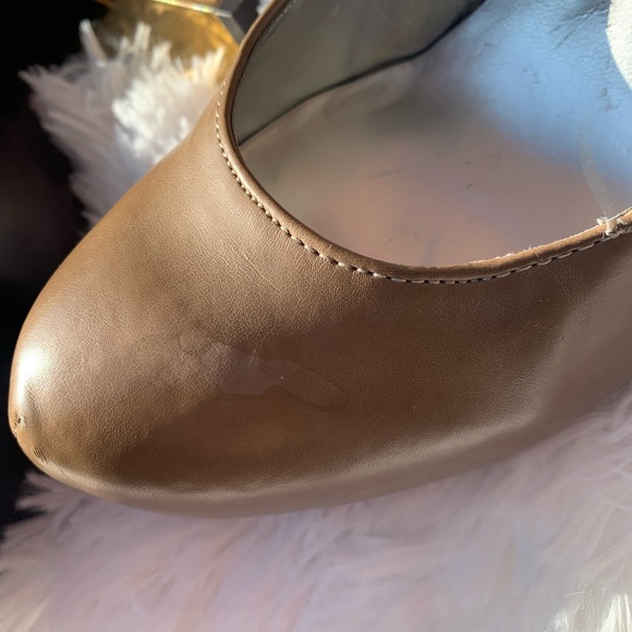 Guess Platform Nude Snakeskin Pumps Heels Size 7.5 - Picture 9 of 9